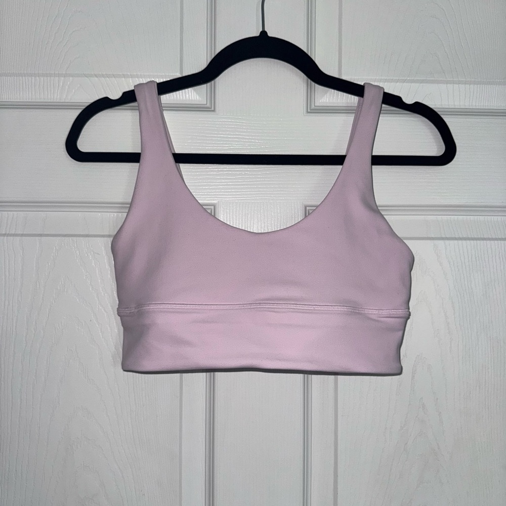 Lululemon Athletica Lavender Frost  Sports Bra
